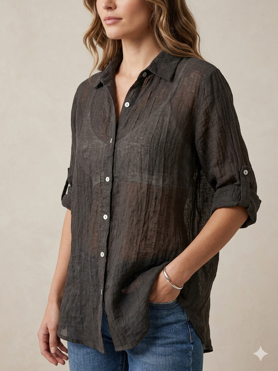 Camicione Donna Lino