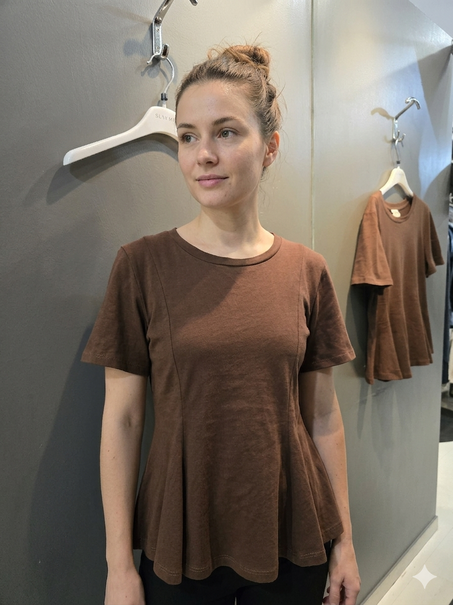 T-Shirt Donna Paricollo Avvitata