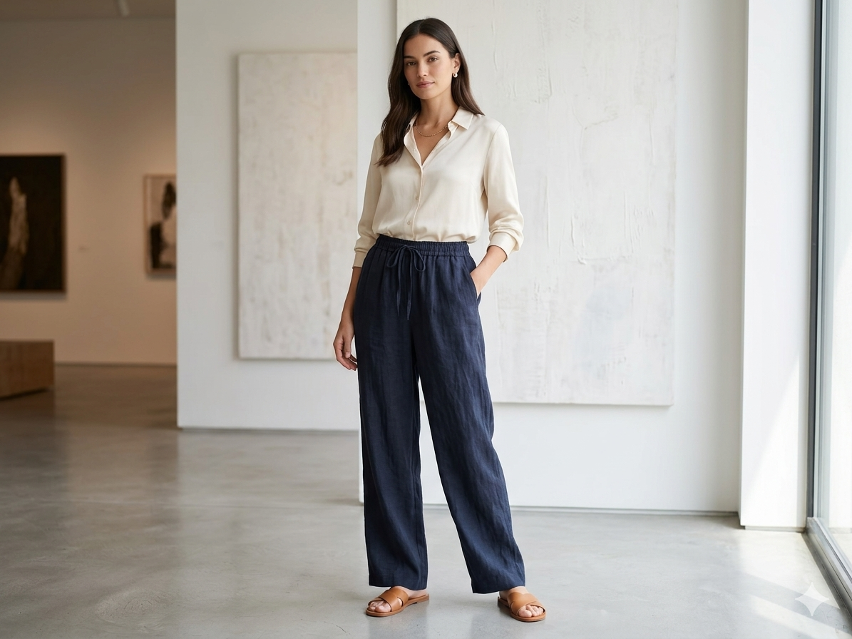 Pantalone Donna Lino
