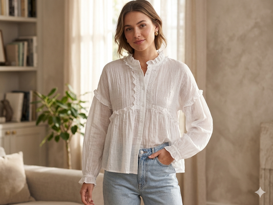 Camicia Donna Mussola