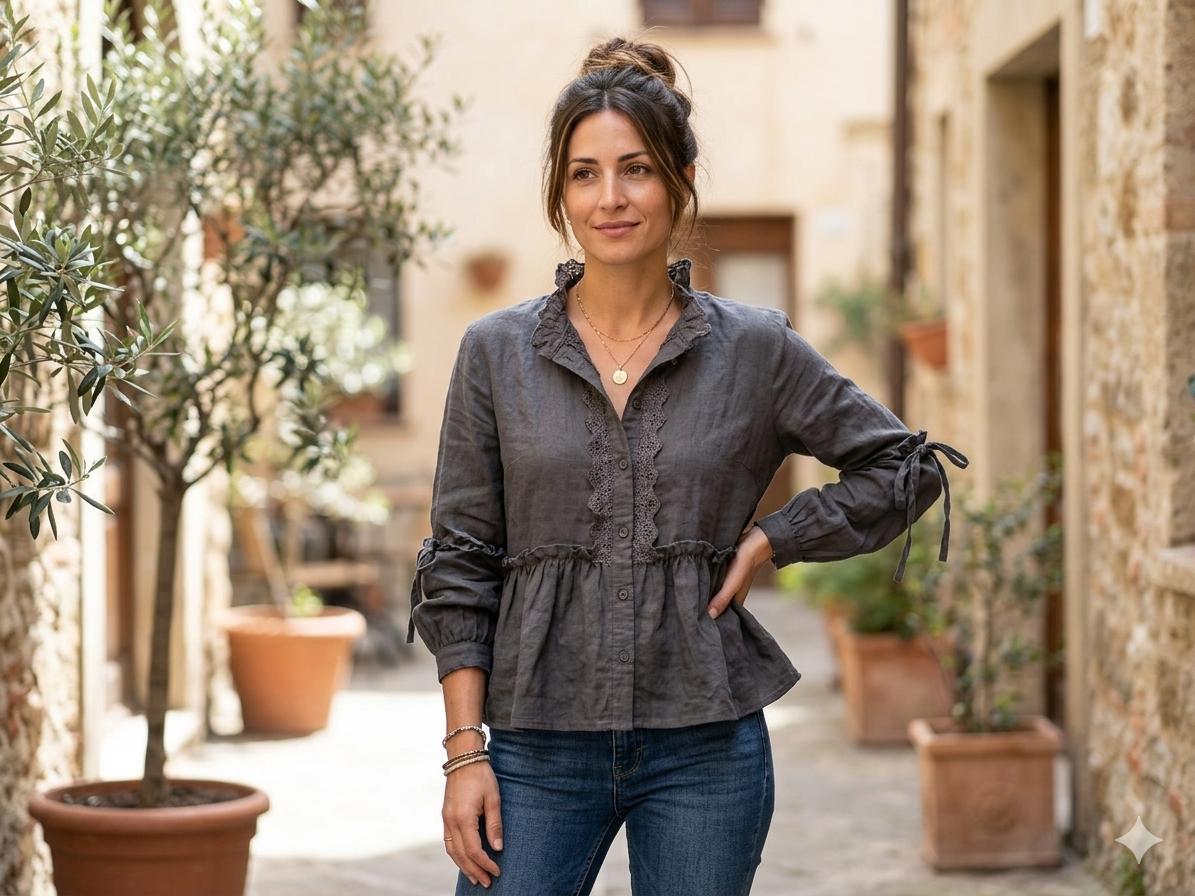 Camicia Donna Mussola