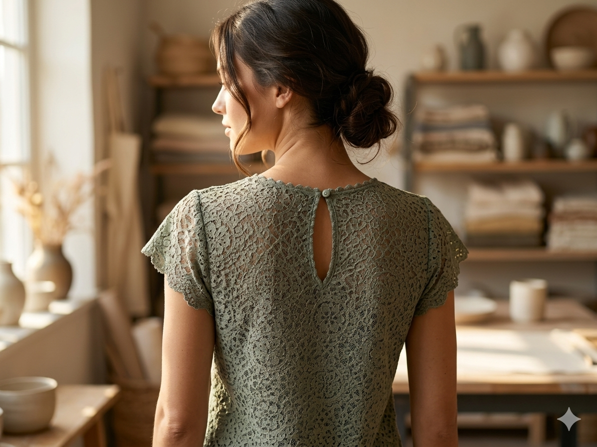 Blusa Donna Pizzo
