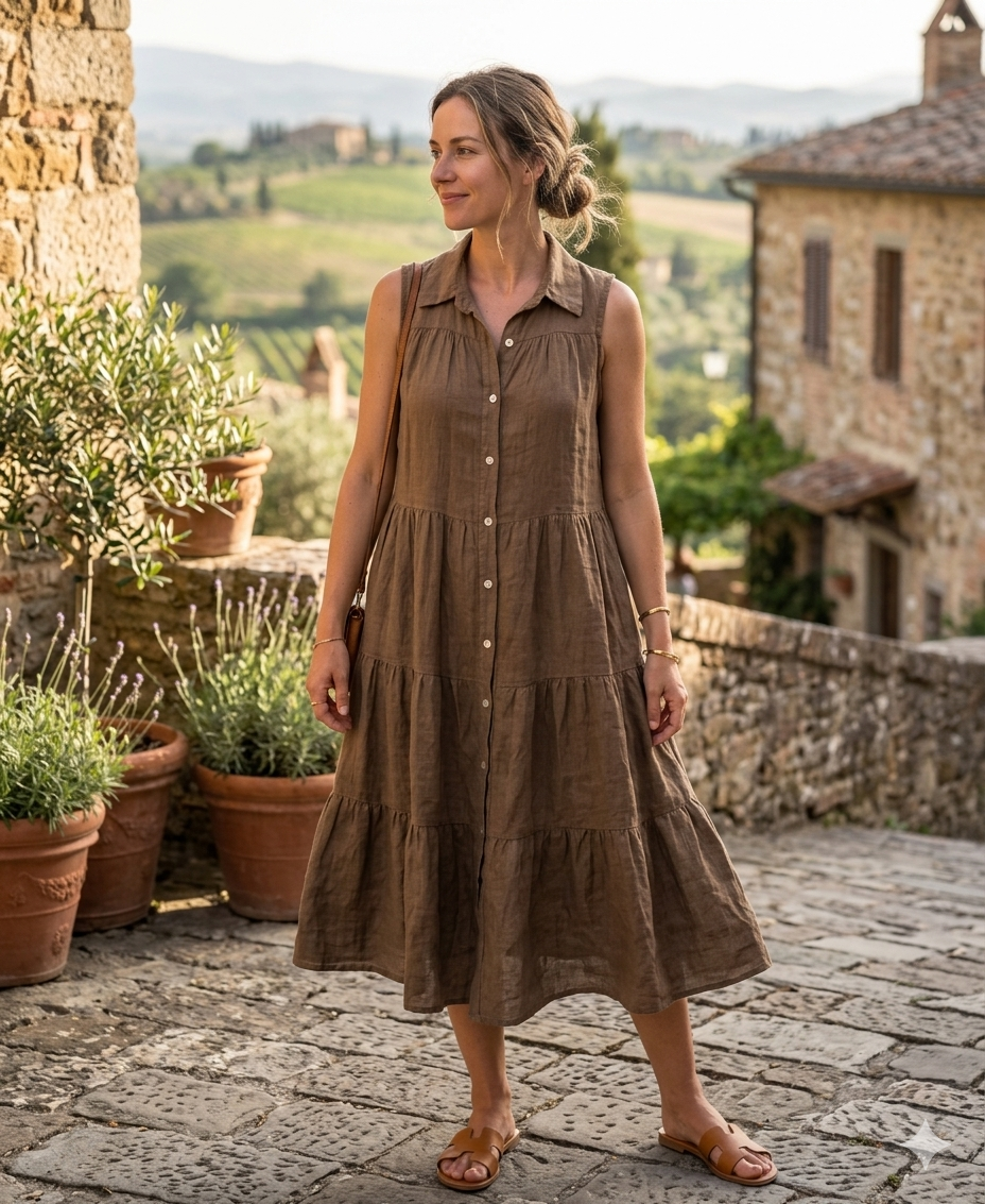 Abito Donna Lino Balze