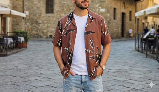 Camicia Uomo Fantasia