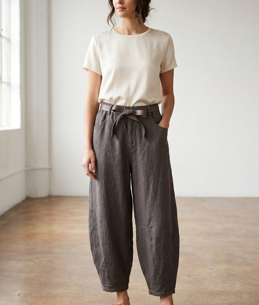 Pantalone a ovetto
