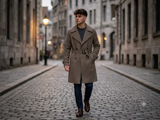 Trench Uomo Check