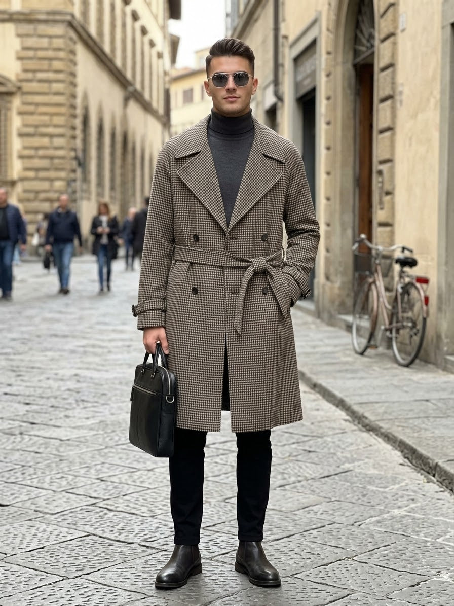 Trench Uomo Check