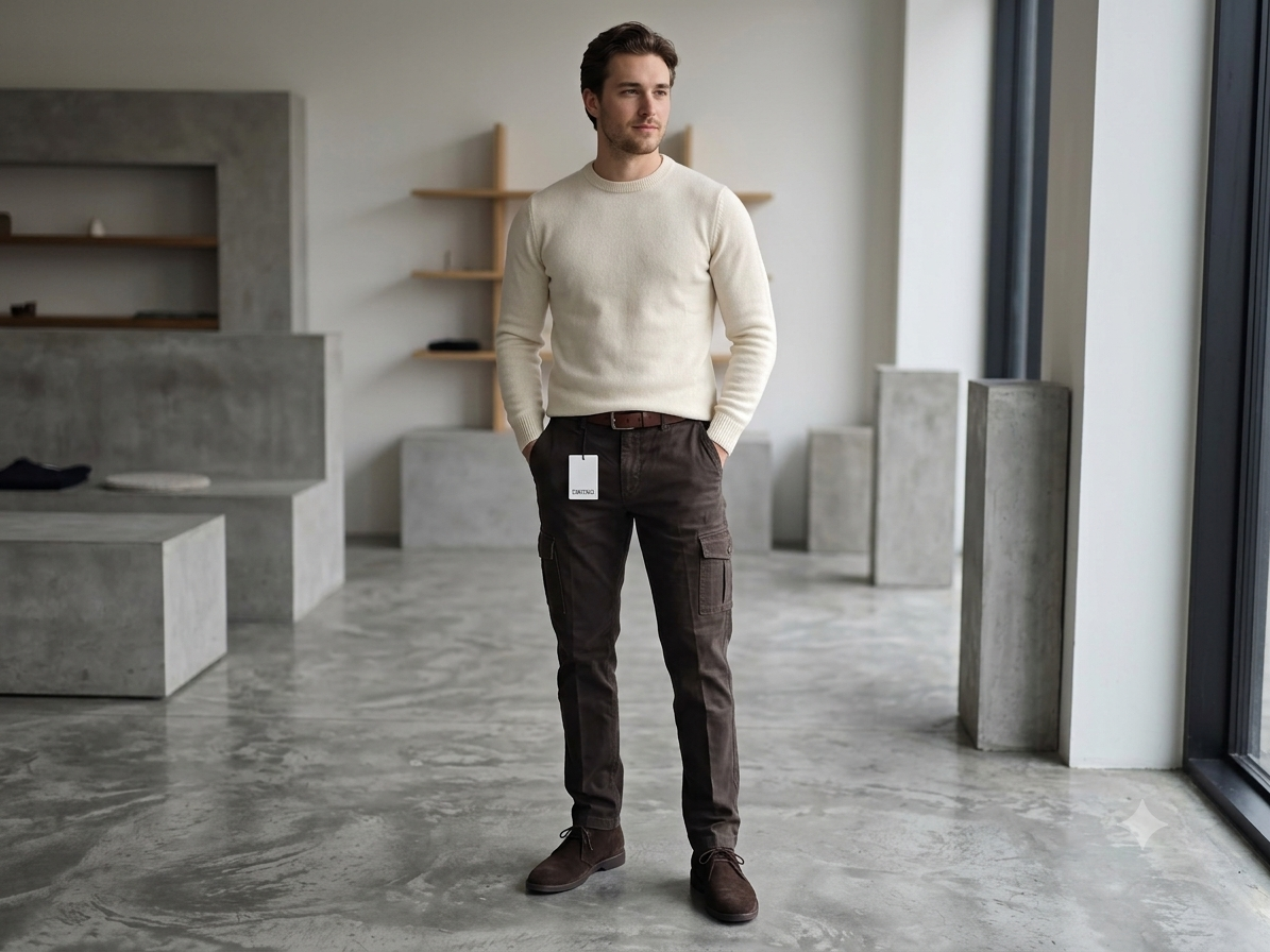 Pantalone Uomo Cargo