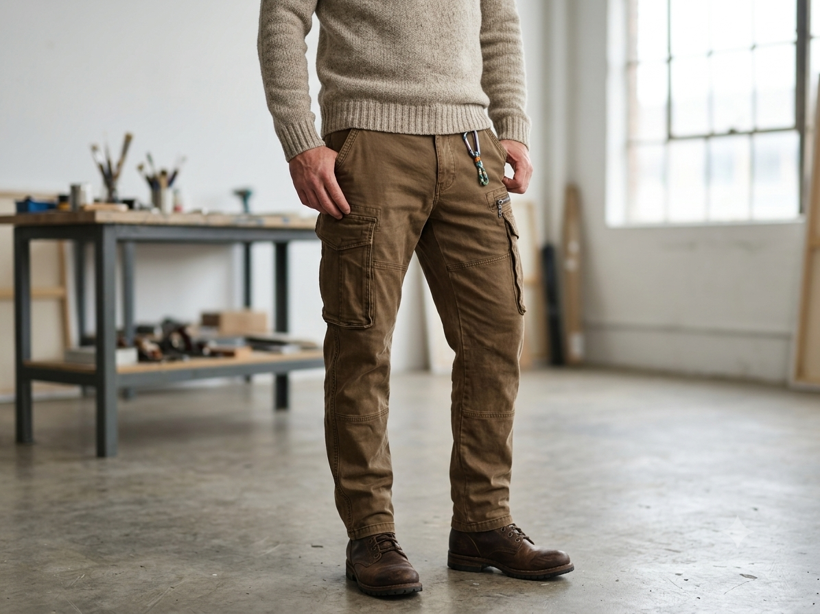 Pantalone Uomo Cargo