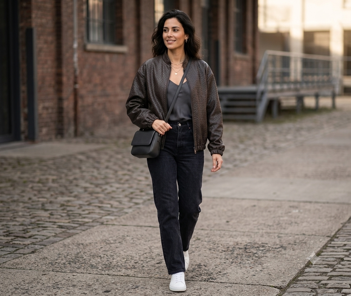 Bomber Donna Intrecciato