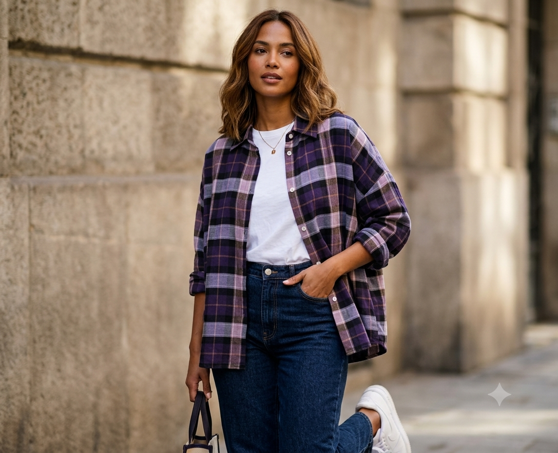 Camicia Donna Check