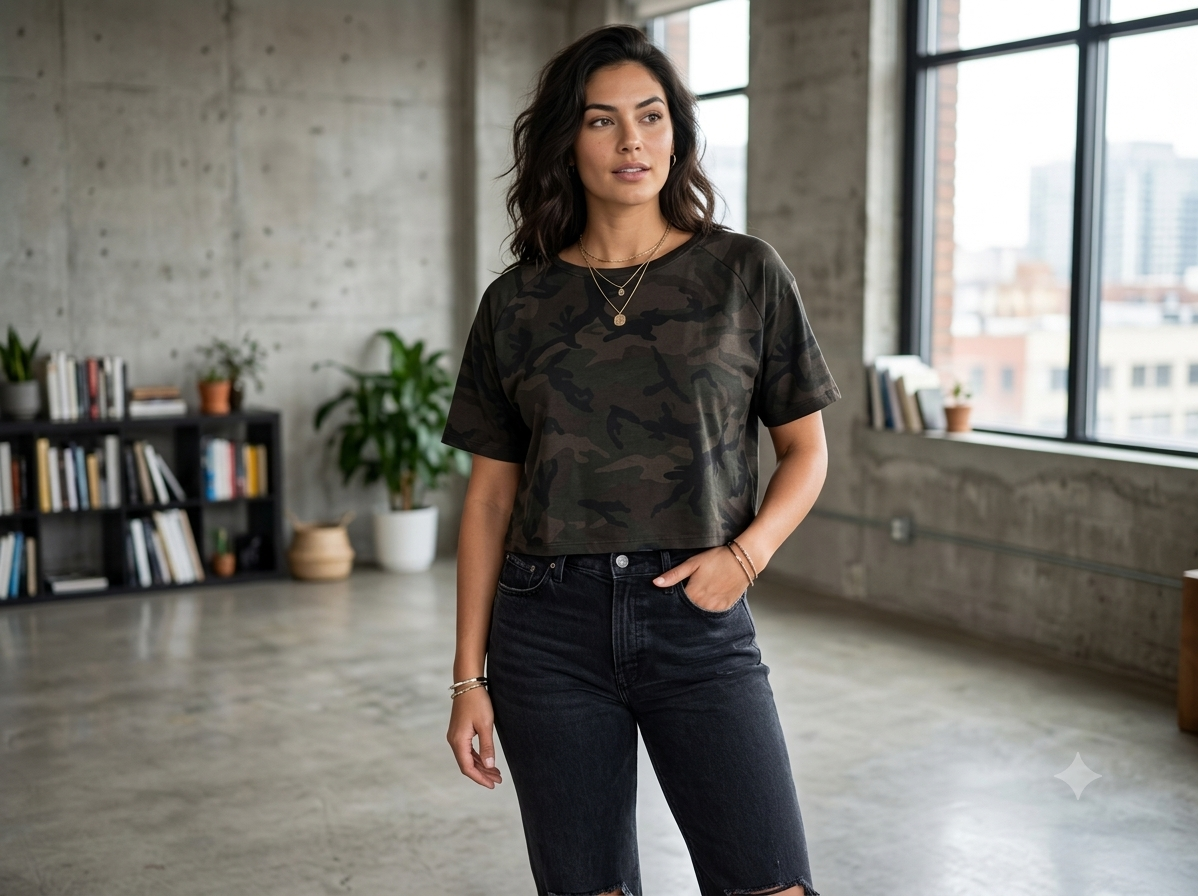 Felpa Donna Camouflage