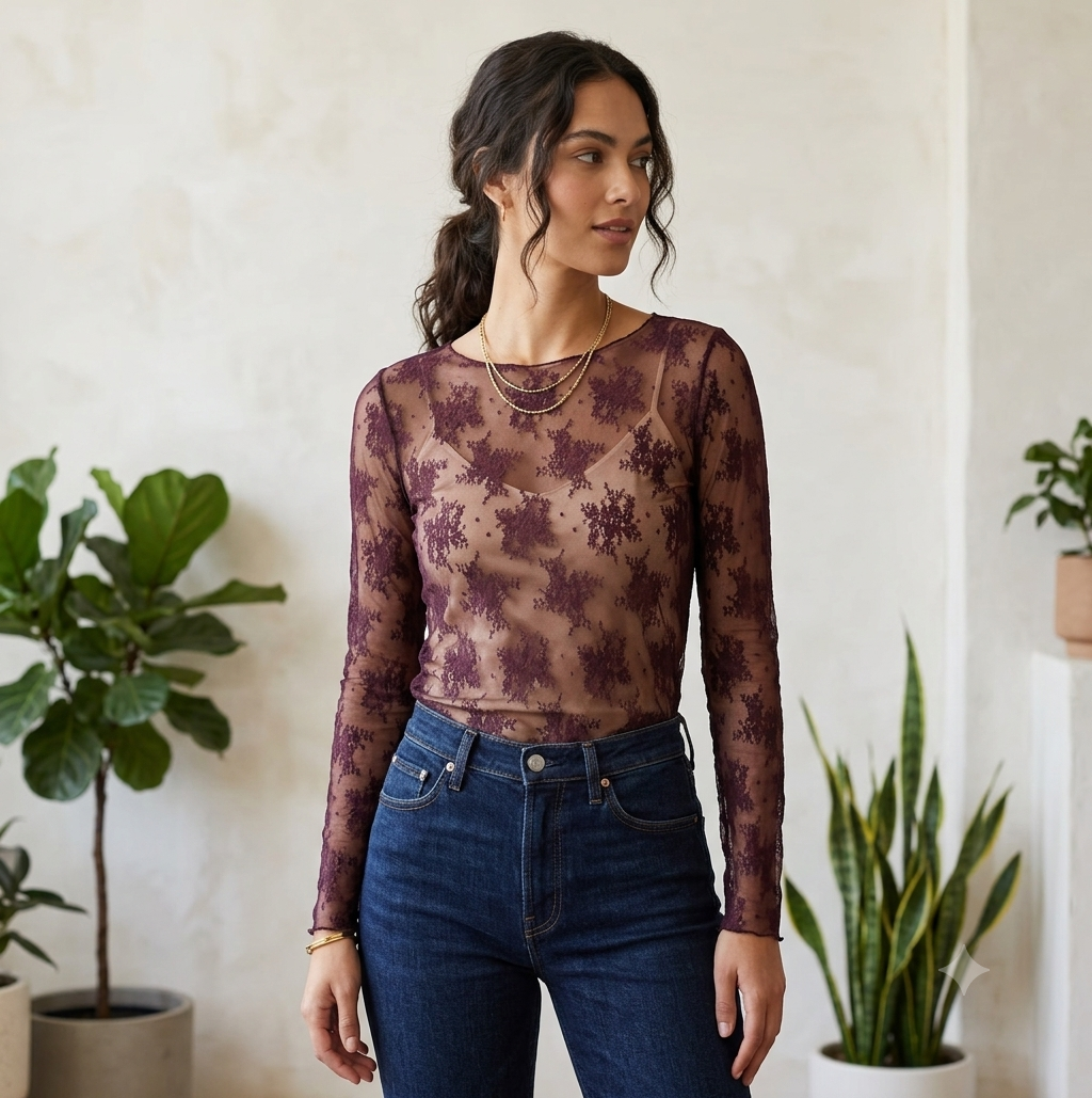 Maglia Donna Pizzo