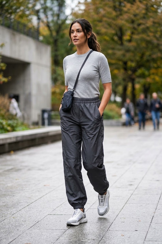 Pantalone Donna Tessuto Tecnico