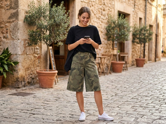 Bermuda Donna Camouflage