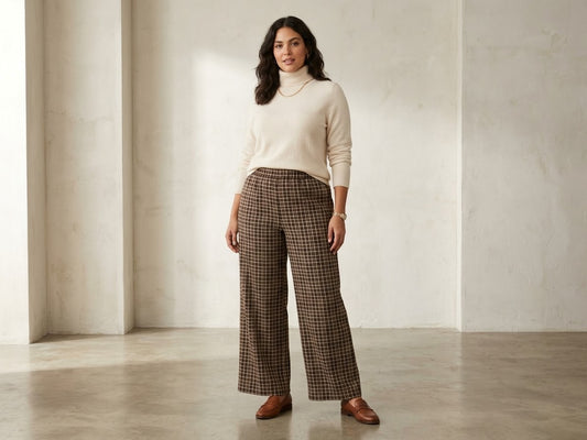 Pantalone Donna Check