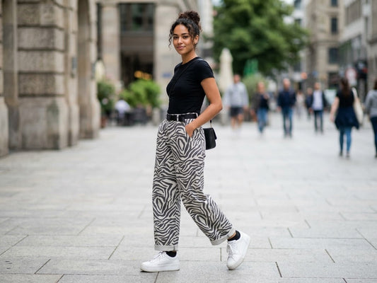 Pantalone Donna Zebra Barrel