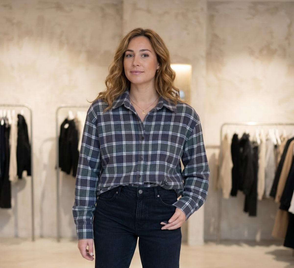 Camicia Donna Check