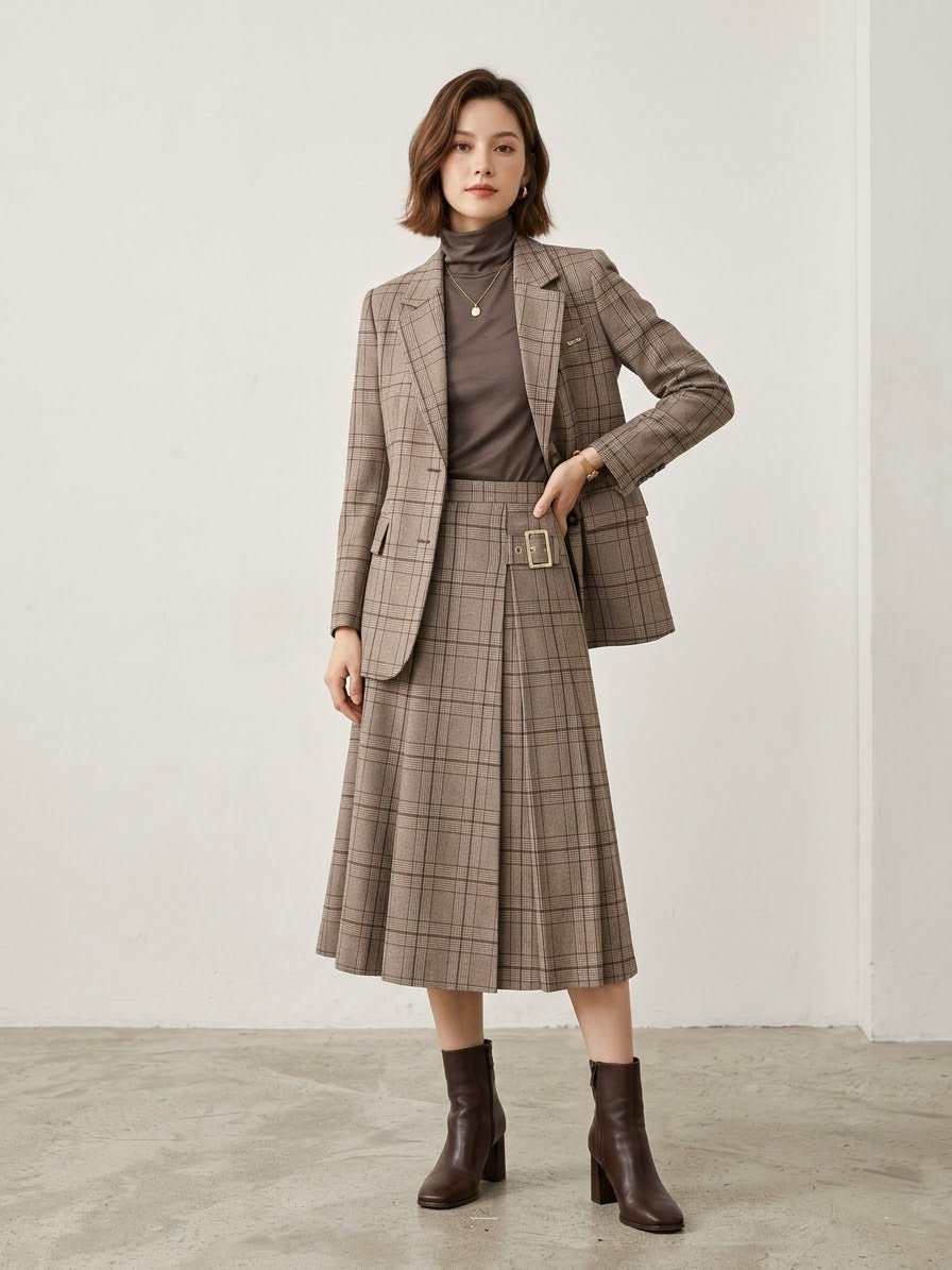 Blazer Donna Check