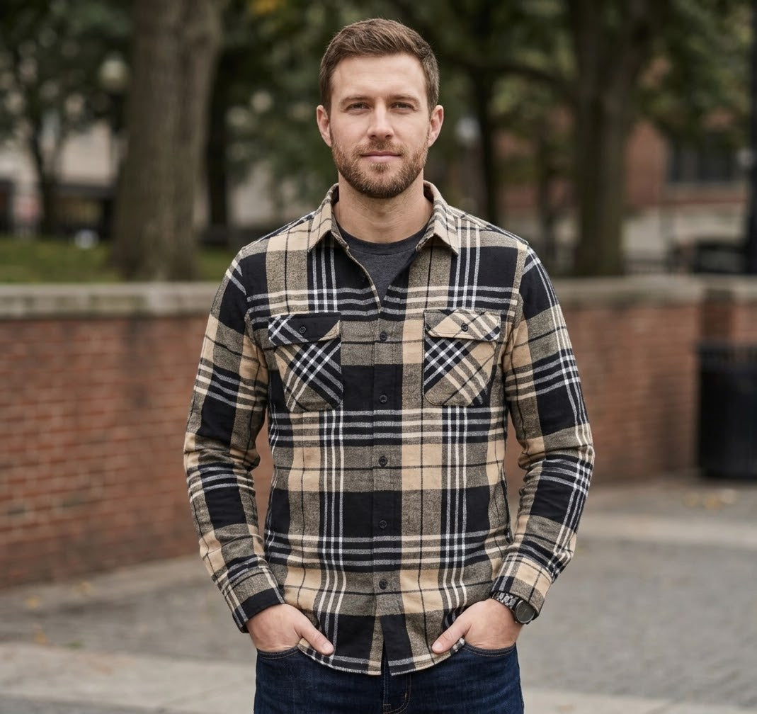 Camicia Uomo Check
