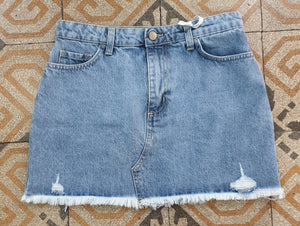 Minigonna denim