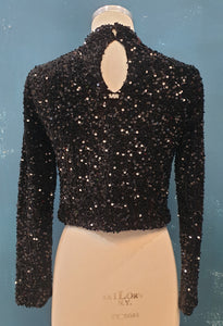 Blusa paillettes