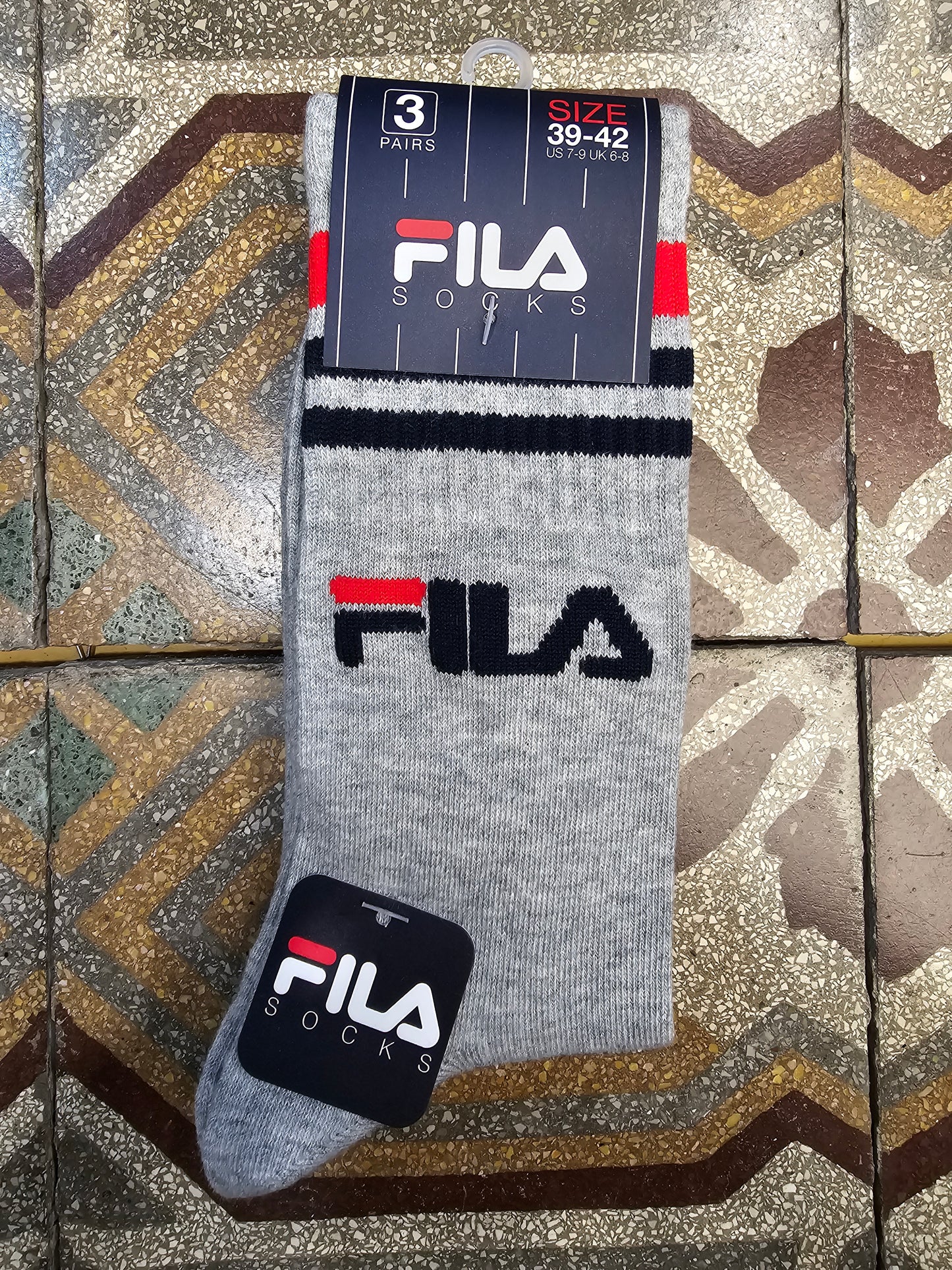 Calzini Spugna Cotone Corti Logati Confezione 3 Unisex