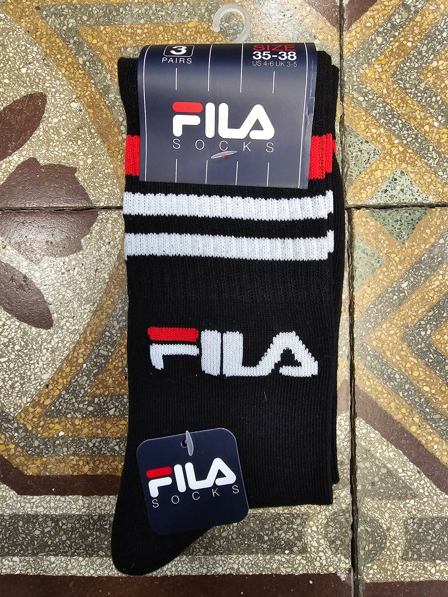 Calzini Spugna Cotone Corti Logati Confezione 3 Unisex