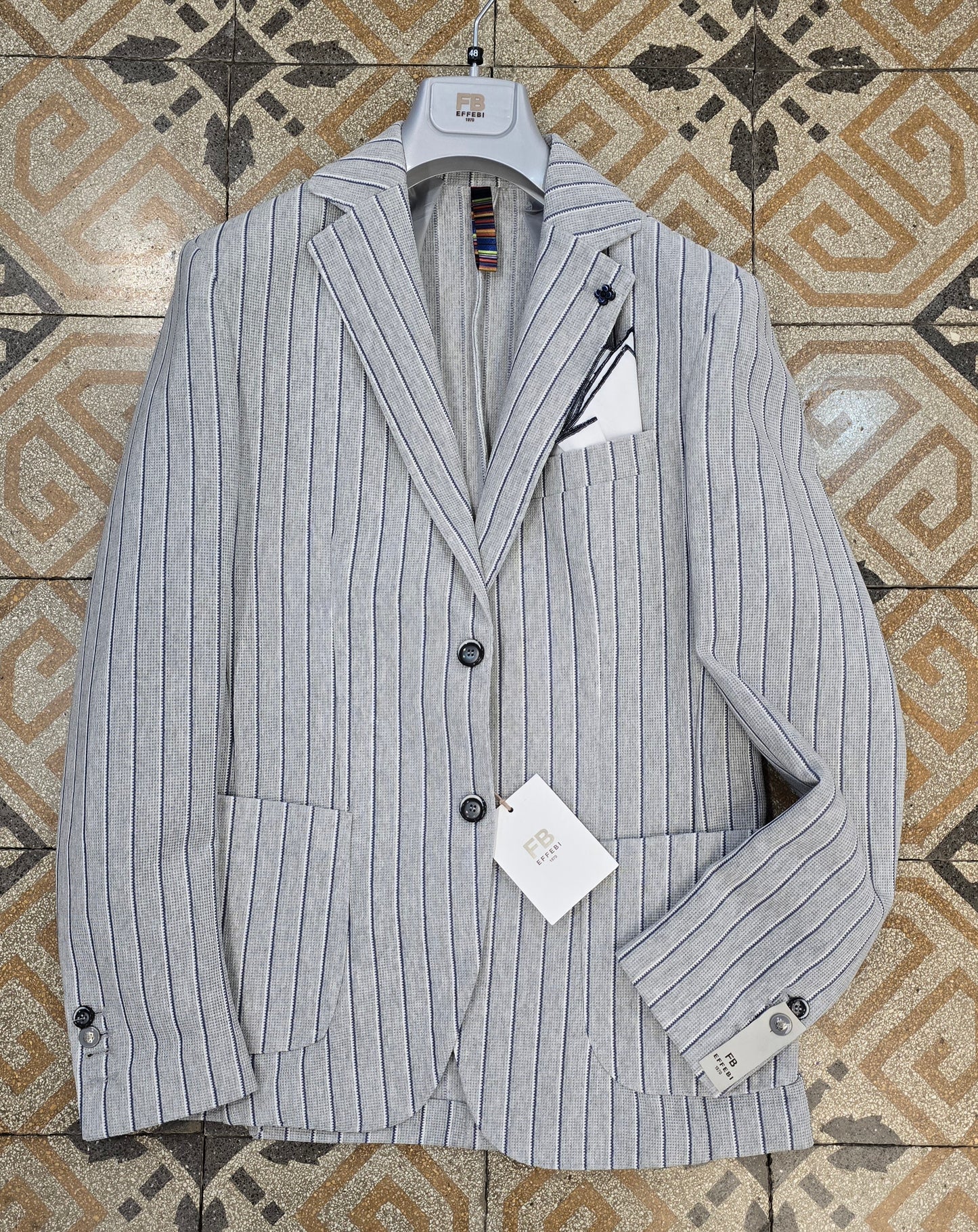 Giacca misto lino