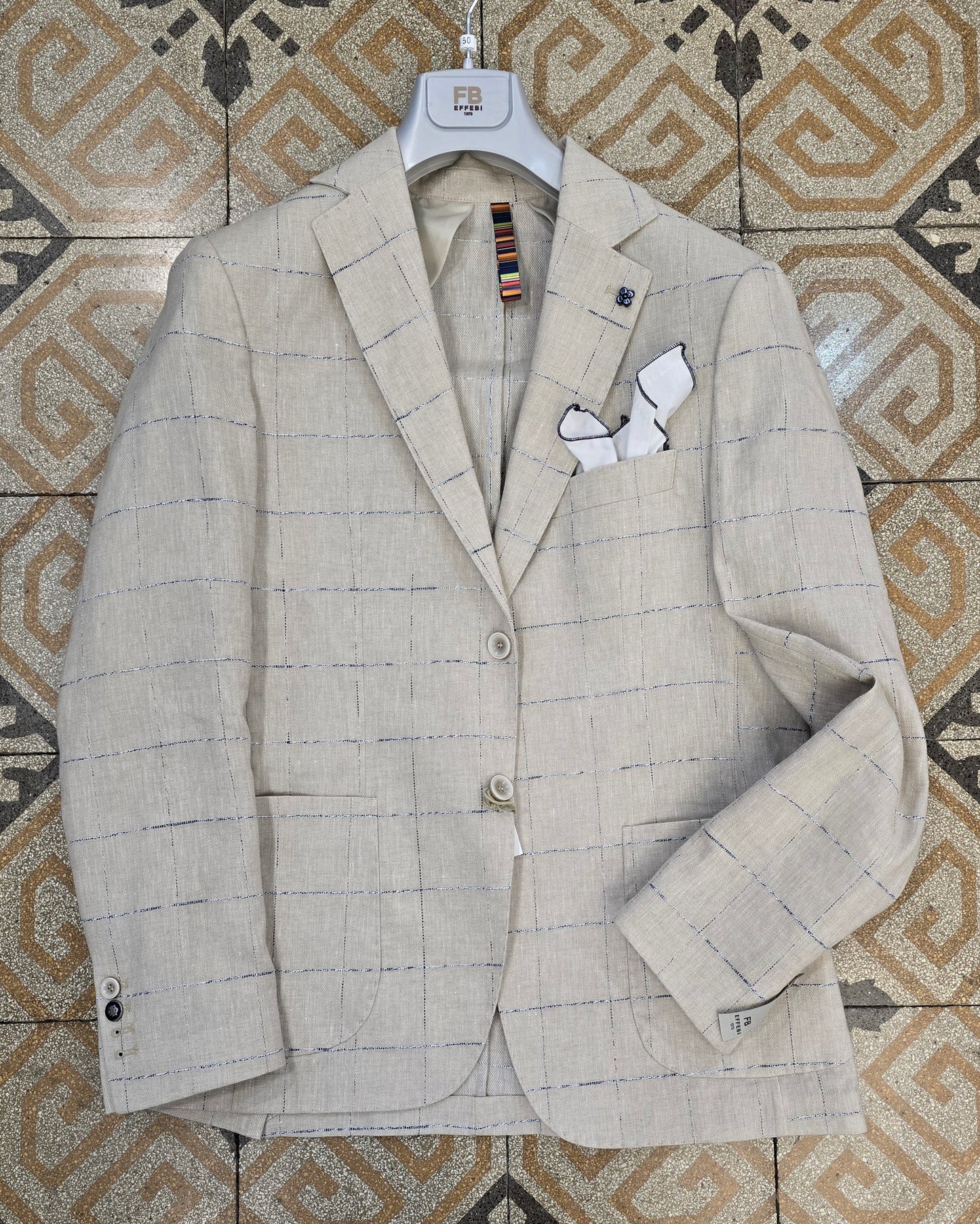 Giacca misto lino