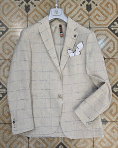 Giacca misto lino