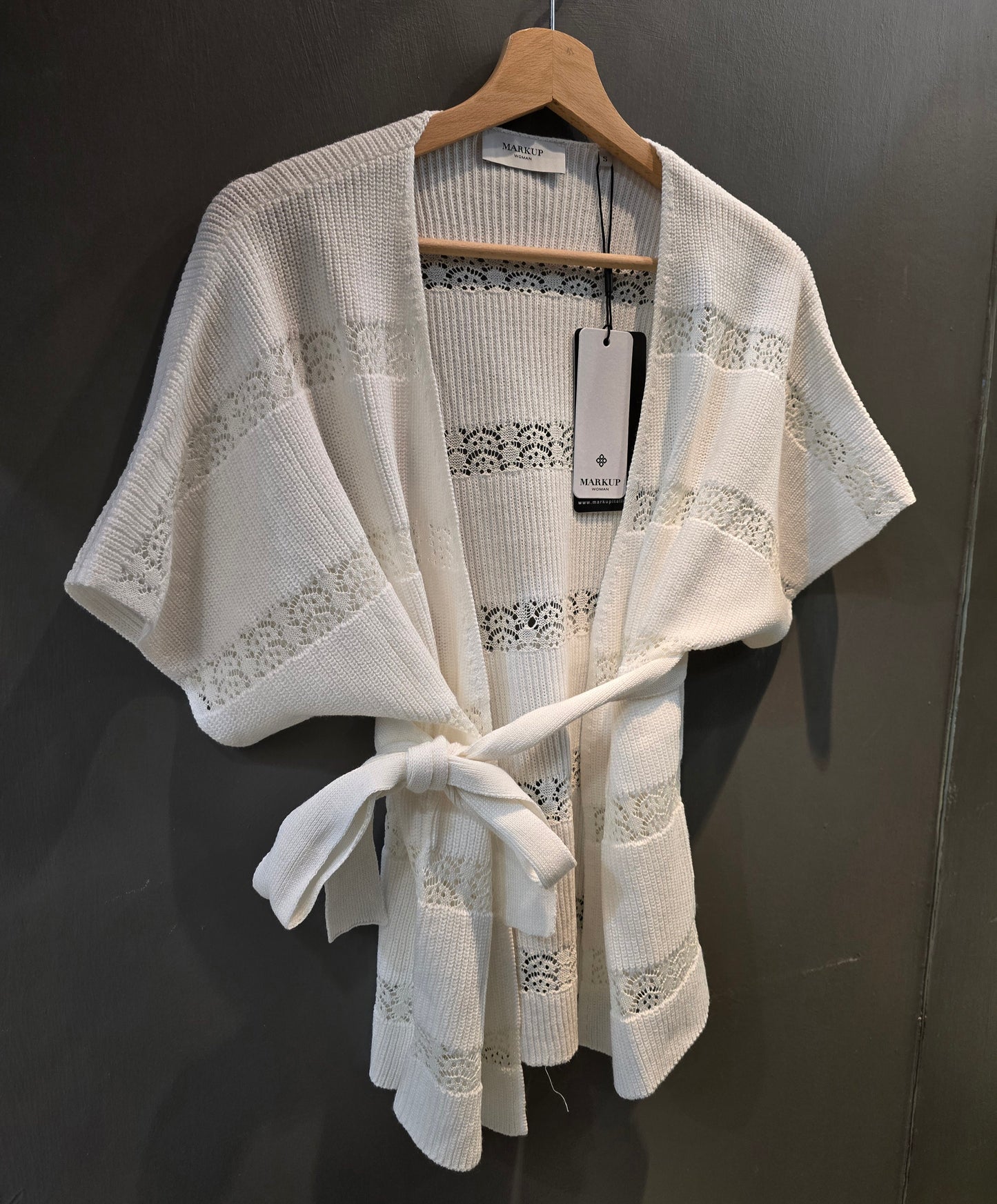 Cardigan traforato