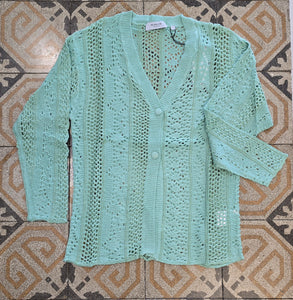 Cardigan traforato
