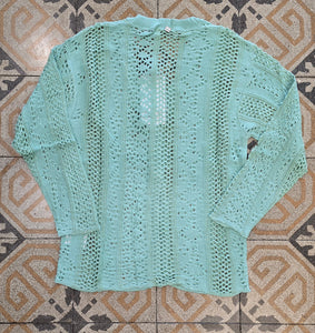 Cardigan traforato
