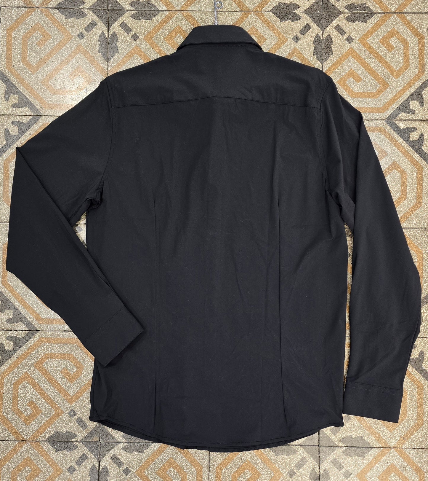 Camicia Iron Free Colletto Francese Elastica Slim No Stiro