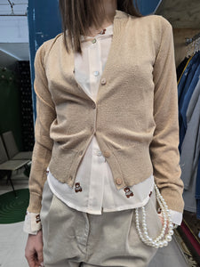 Cardigan lurex