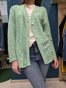 Cardigan traforato
