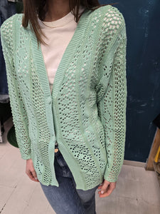 Cardigan traforato