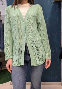 Cardigan traforato