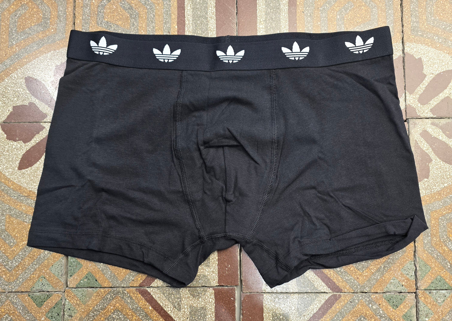 Boxer Cotone Elastico Logato Nero
