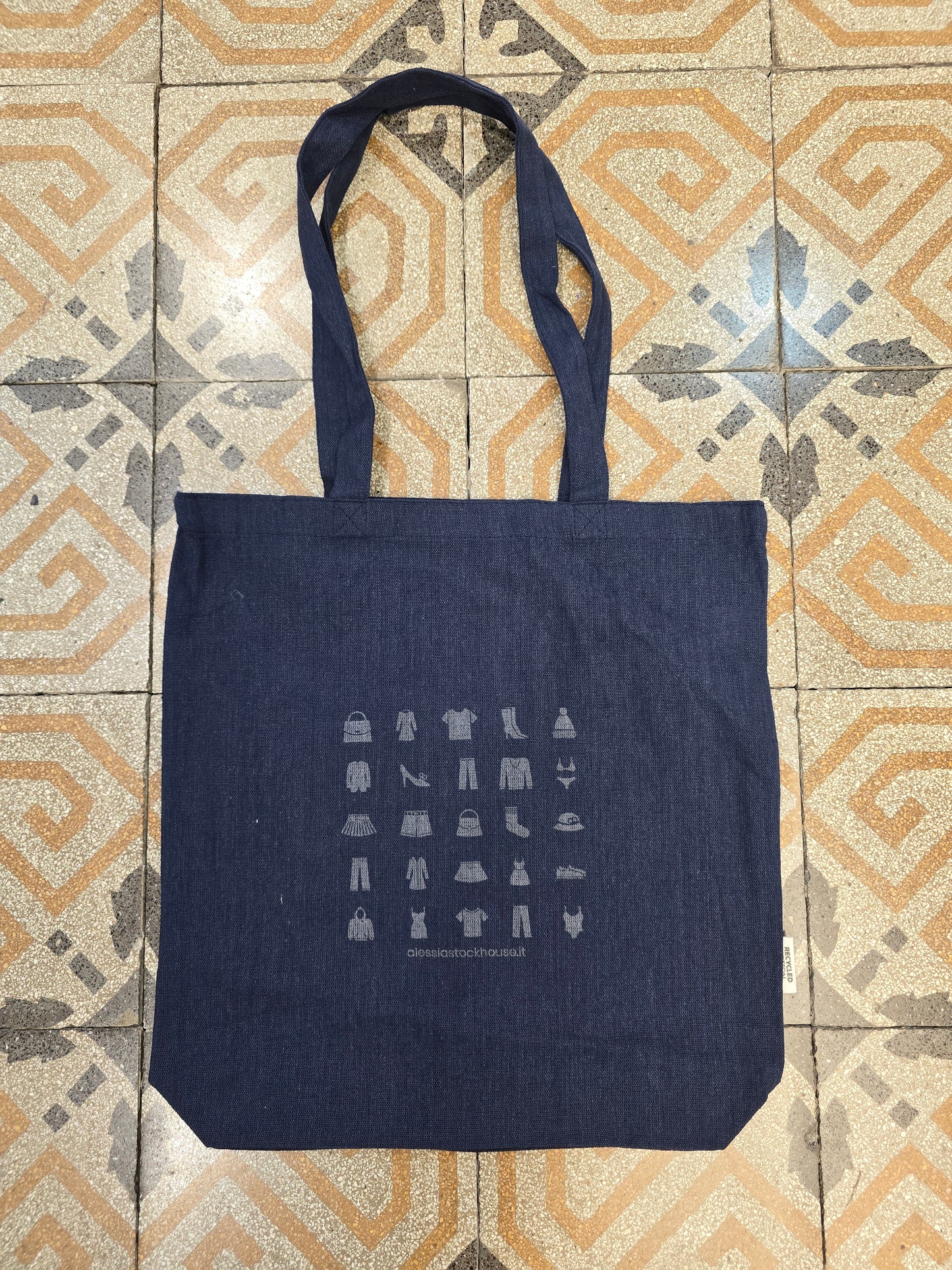 Shopper Cotone Riciclato Stampata Laser