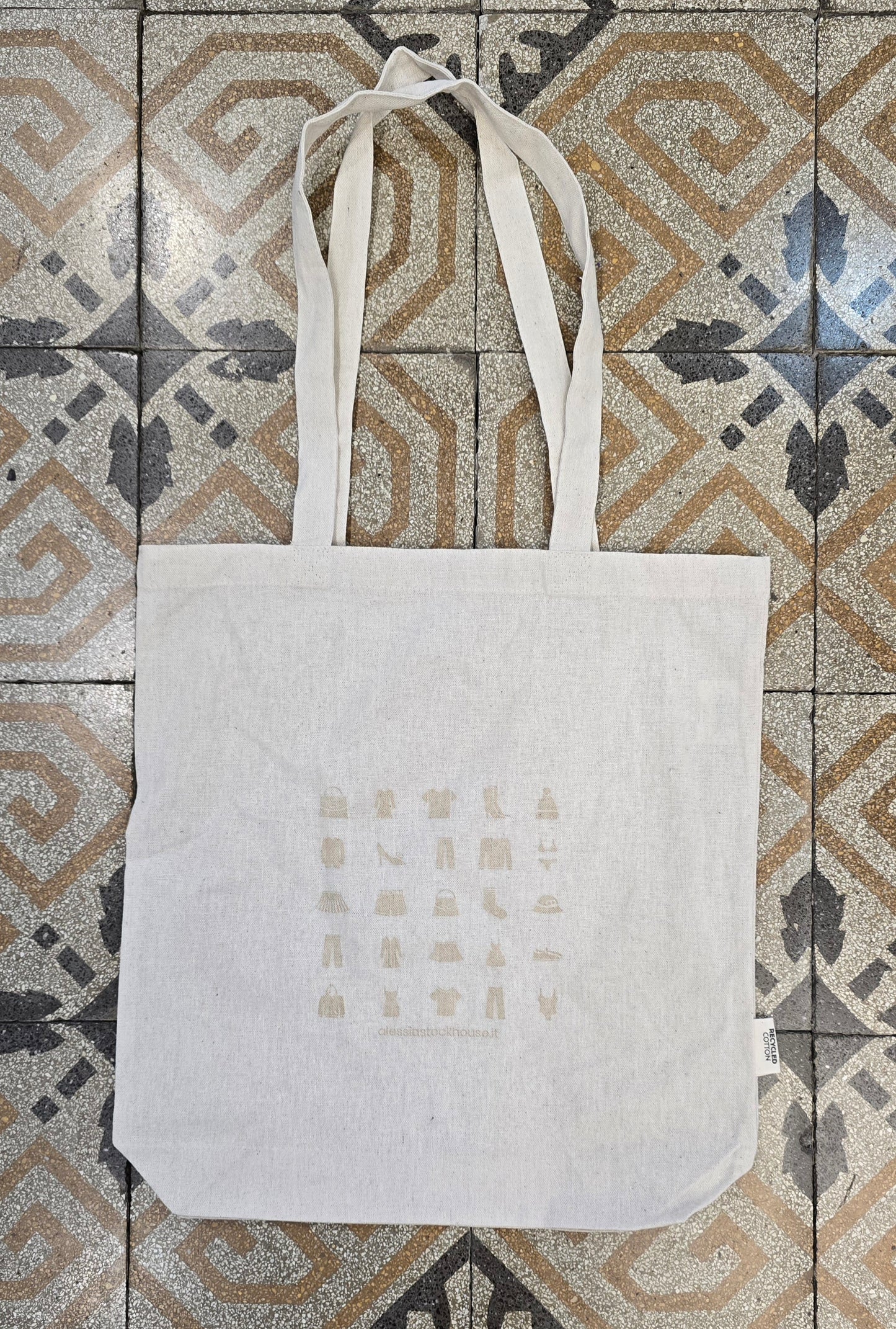 Shopper Cotone Riciclato Stampata Laser