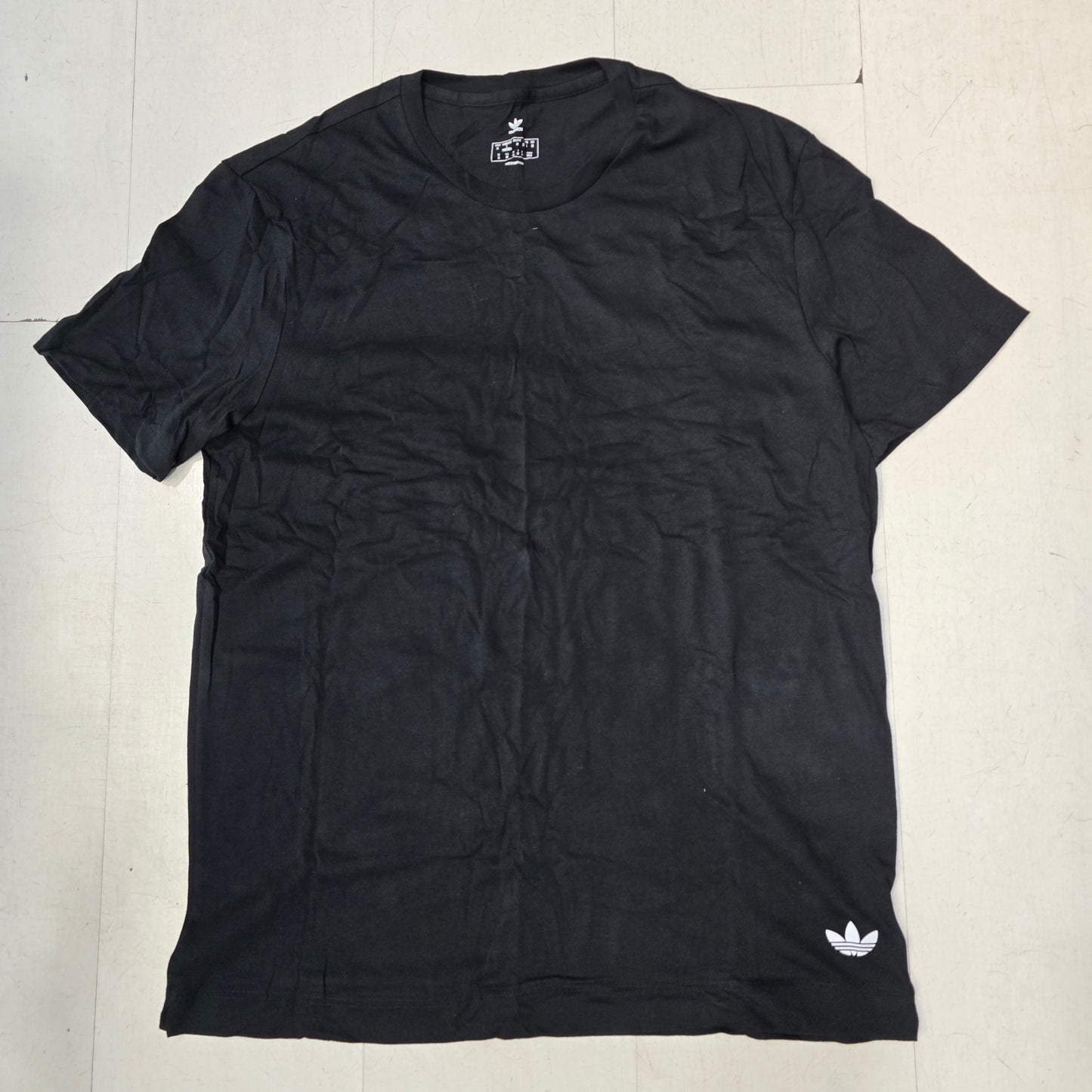 T-Shirt Cotone Paricollo Intimo Esternabile Nero