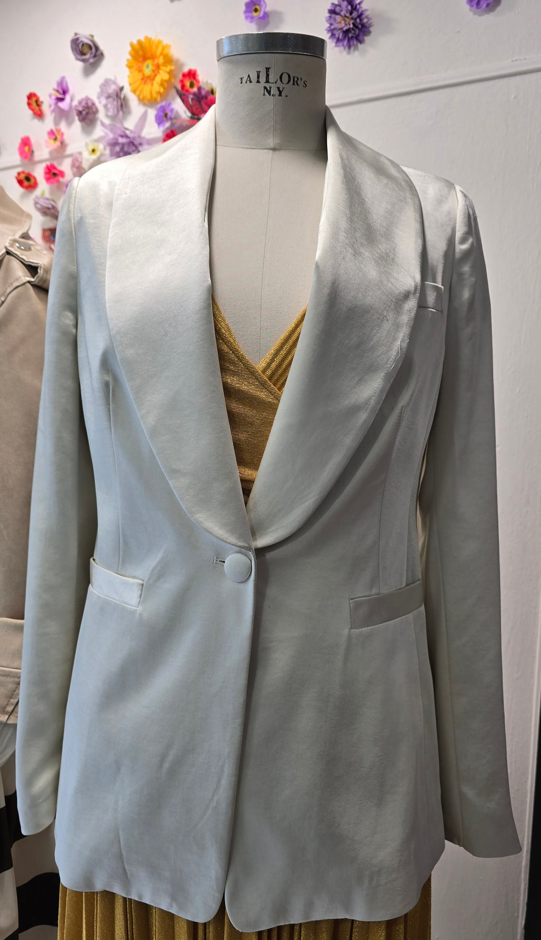 Blazer raso