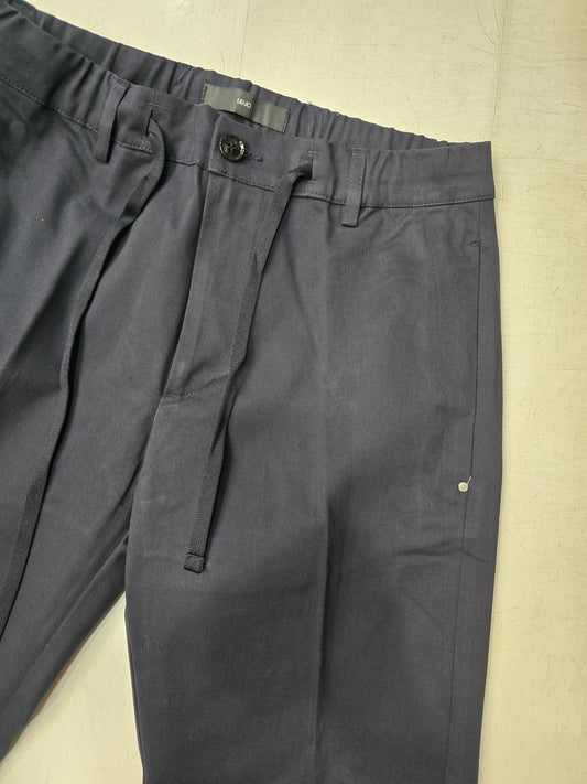 Pantalone Cotone Pesante Jogger Grigio Nero