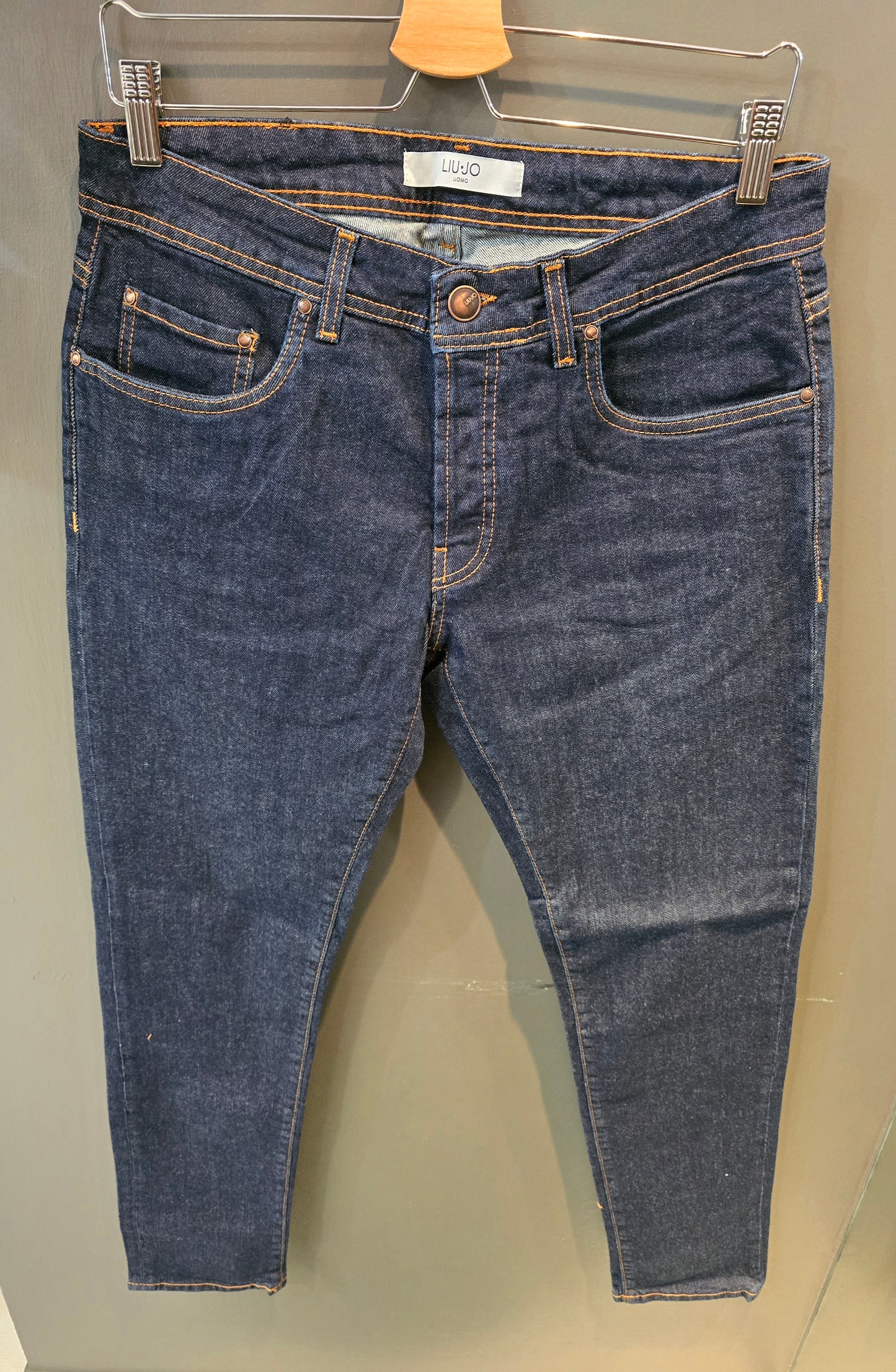 Jeans Elasticizzato Lavaggio Scuro Slim