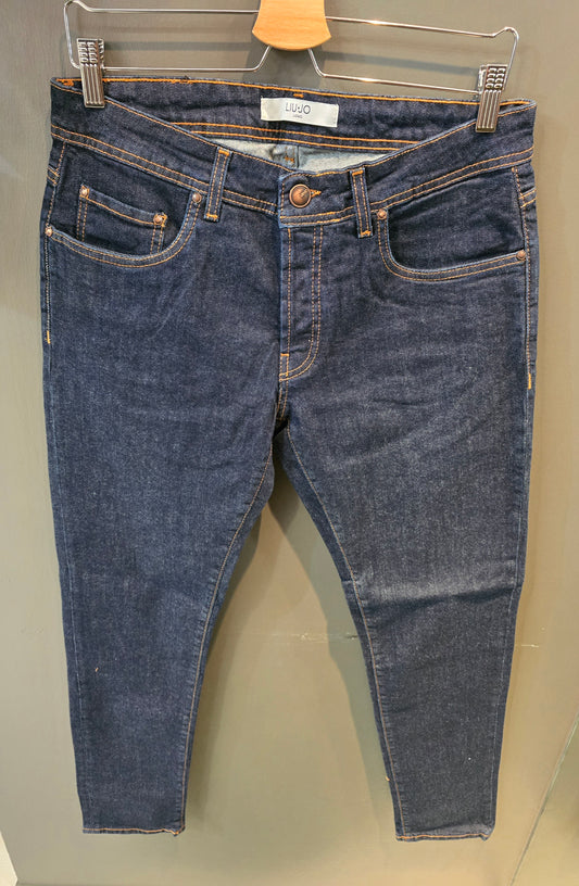 Jeans Elasticizzato Lavaggio Scuro Slim