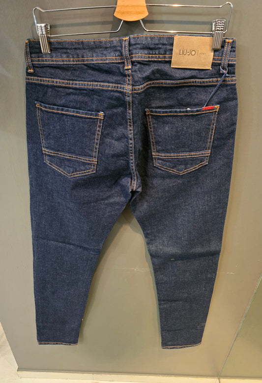 Jeans Elasticizzato Lavaggio Scuro Slim