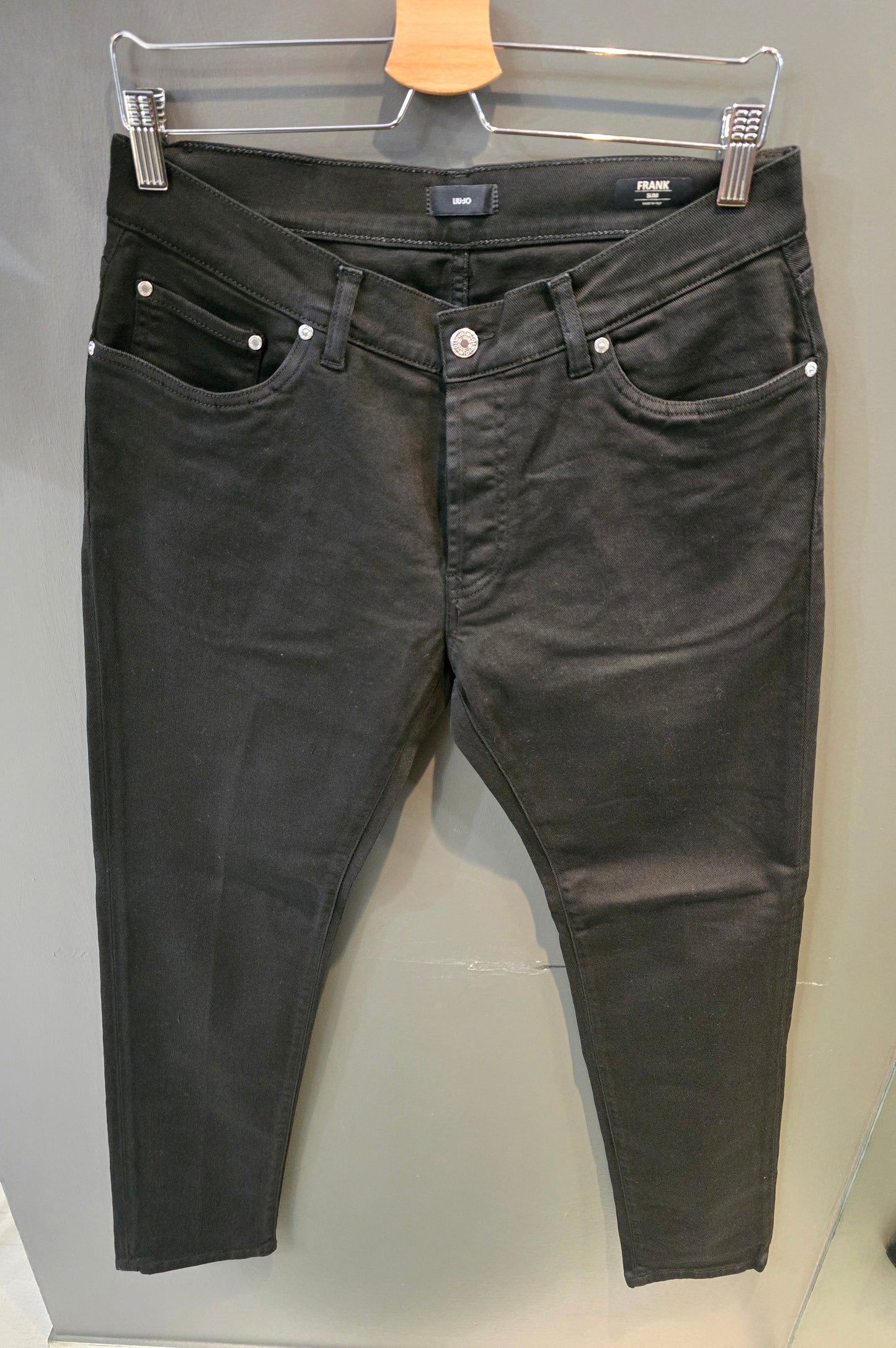 Jeans Elasticizzato Nero Vestibilità Skinny