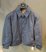 Carica l&#39;immagine nel visualizzatore di Gallery, Giacca Camicia Imbottita Impermeabile Reversibile Blu Cammello
